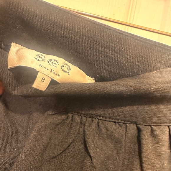 Sea New York NY Tali black tiered cotton eyelet midi skirt size 8 sezane - Picture 5 of 5